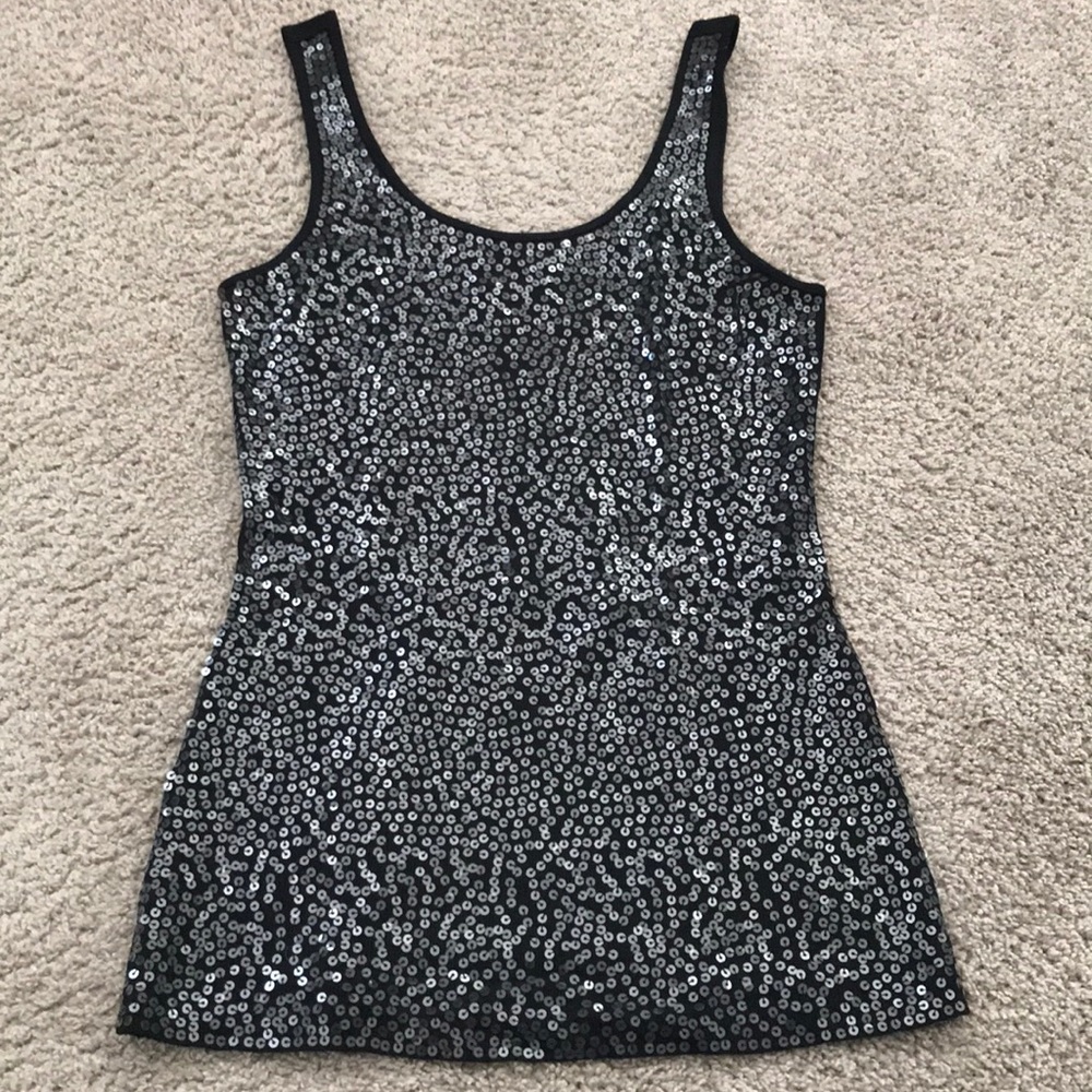 Brand New Express Sequin Tank Top